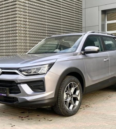 Korando in grey color